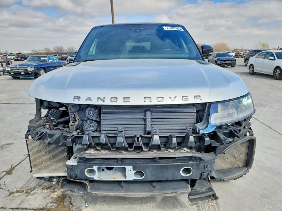 2022 Land Rover Range Rover Sport VIN SALWR2SUXNA218761 COPART salvage auction — Front End, TX - SALVAGE VEHICLE TITLE, sold $17,800 on 2026-04-09 (photo 5)