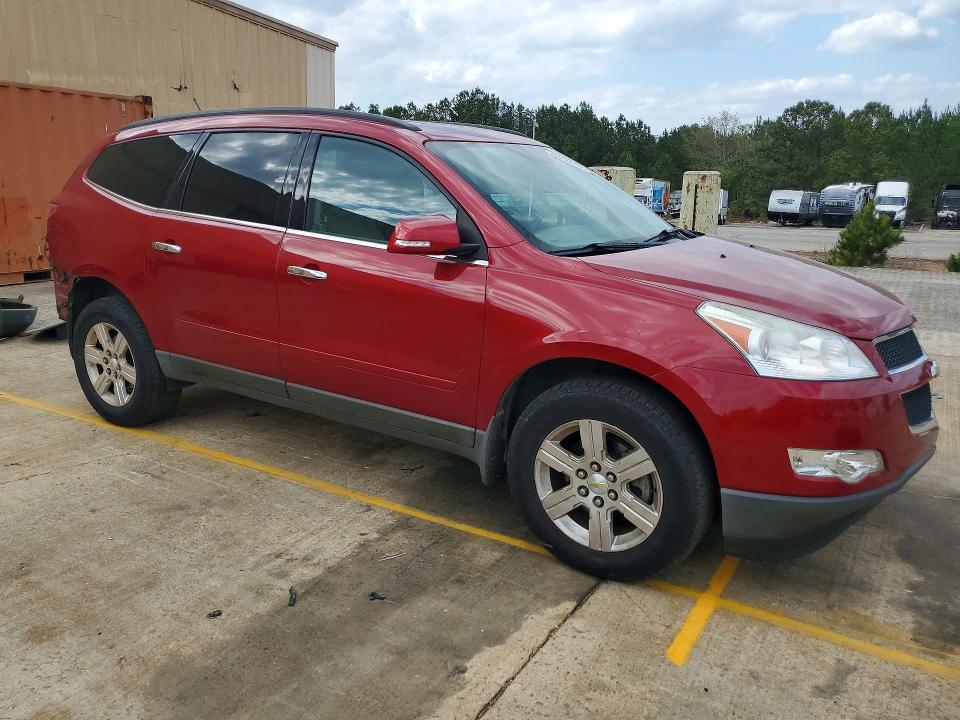 2012 Chevrolet Traverse VIN 1GNKRGED4CJ298853 COPART salvage auction — REAR END, Sc - Cert Of Title-Salvage, sold $500 on 2026-07-06 (photo 4)