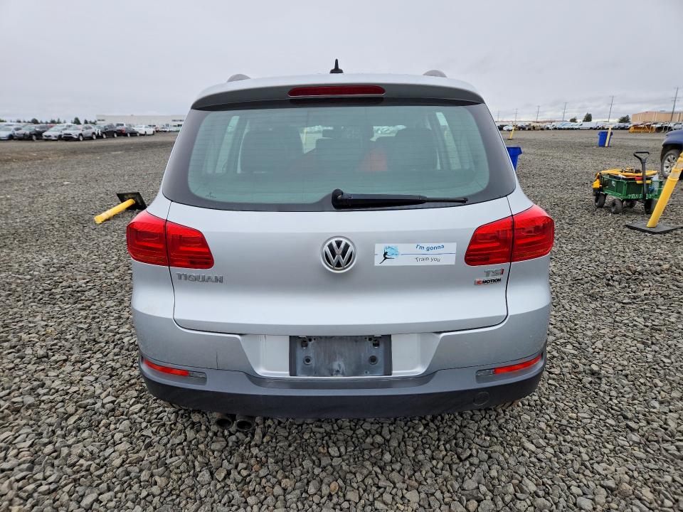 2017 Volkswagen Tiguan VIN WVGBV7AX5HK017287 COPART salvage auction — FRONT END, Va - Certificate Of Title, sold $1,800 on 2026-07-29 (photo 6)
