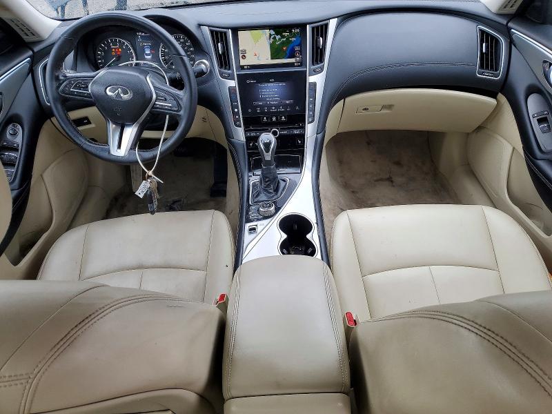 2020 Infiniti Q50 VIN JN1EV7AR3LM250488 COPART salvage auction — MECHANICAL, Md - Certificate Of Title, sold $6,100 on 2026-07-30 (photo 8)
