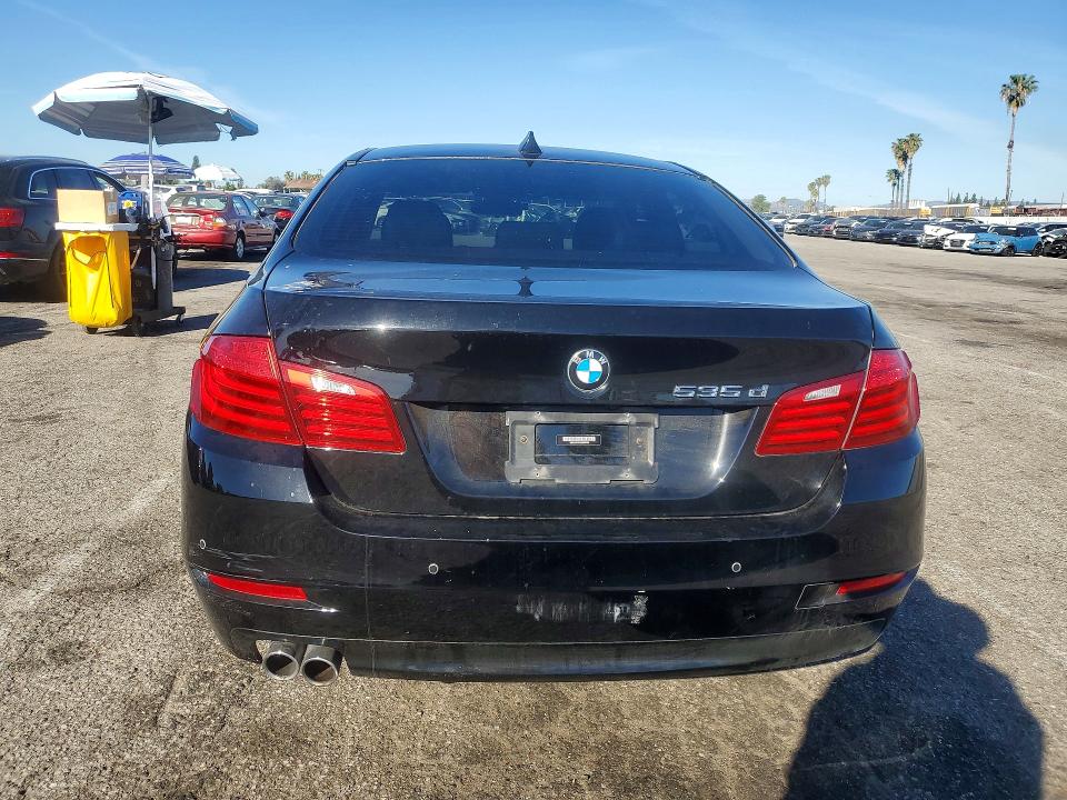 2014 BMW 5 series VIN WBAXA5C54ED689389 COPART salvage auction — MINOR DENT/SCRATCHES, Ca - Dis/Dlr/Exp Only Clean Title (P), sold $5,600 on 2026-07-08 (photo 6)