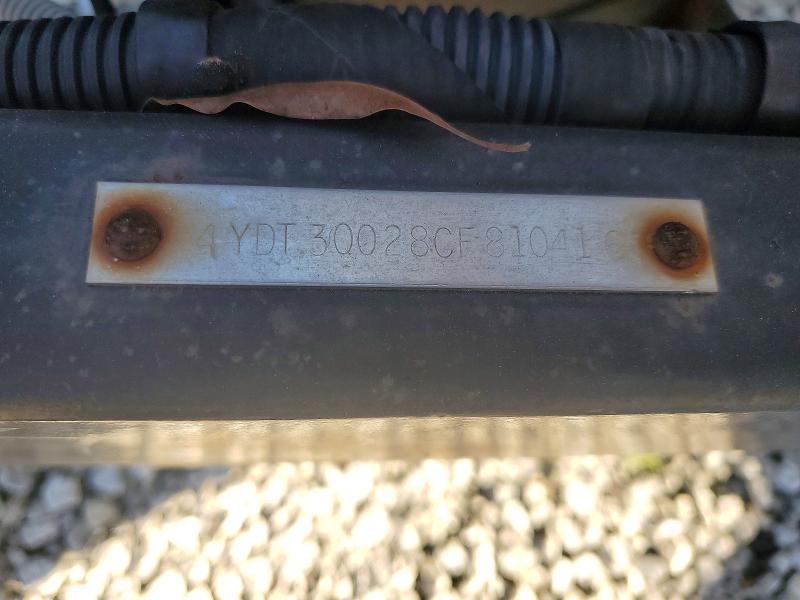 2012 Kyrv Trailer VIN 4YDT30028CF810416 COPART salvage auction — VANDALISM, ID - SALVAGE CERTIFICATE OF TITLE, sold $15 on 2026-07-28 (photo 9)
