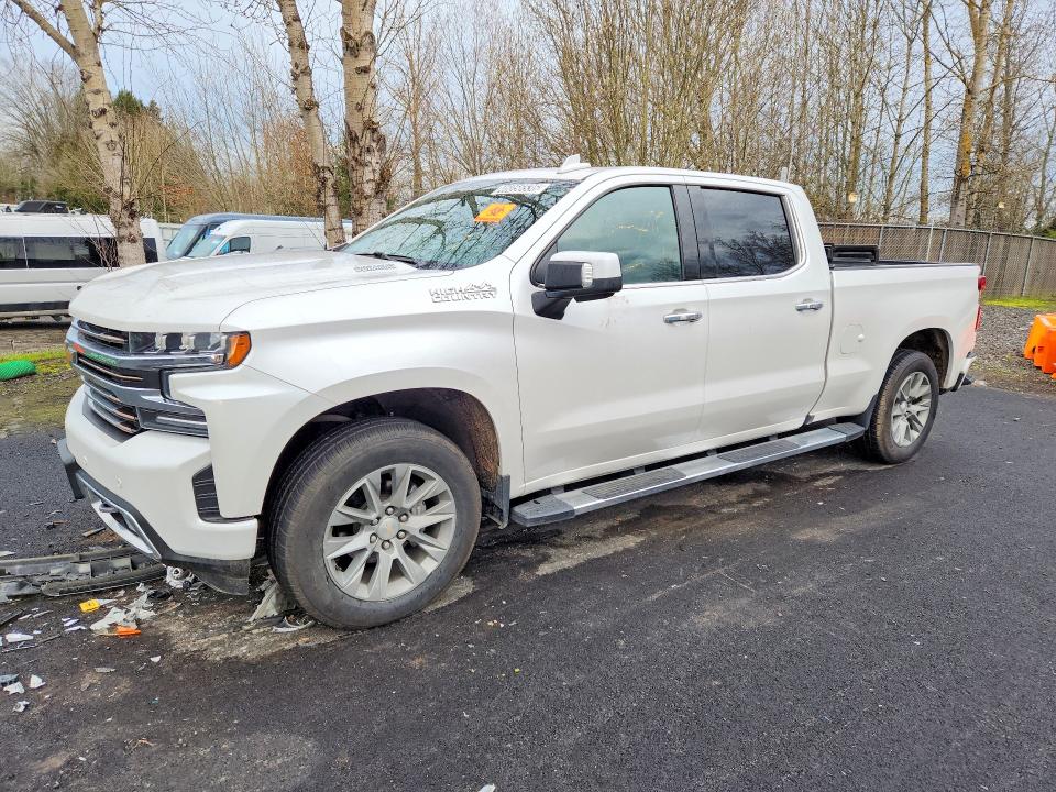 2022 Chevrolet Silverado VIN 1GCUYHETXNZ178514 COPART salvage auction — FRONT END, Wa - Vehicle Cert Of Ownership-Titl, sold $31,000 on 2026-07-02 (photo 1)