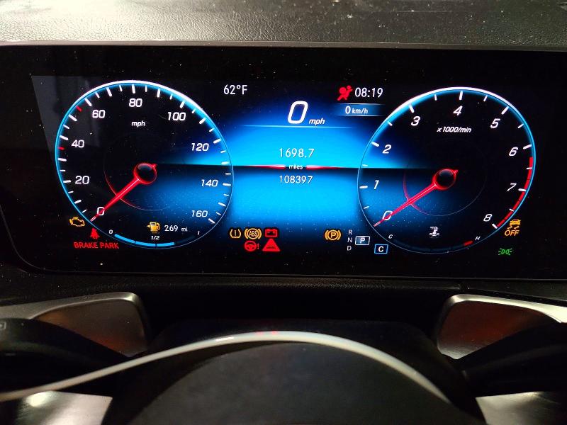 2021 Mercedes-benz Glb-class VIN W1N4M4HB1MW107850 COPART salvage auction — FRONT END, Il - Salvage Certificate, sold $5,100 on 2026-07-06 (photo 9)