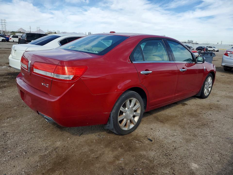 2010 Lincoln townhouse Mkz VIN 3LNHL2GC6AR634965 COPART salvage auction — FRONT END, AZ - CERTIFICATE OF TITLE, sold $975 on 2026-07-31 (photo 3)