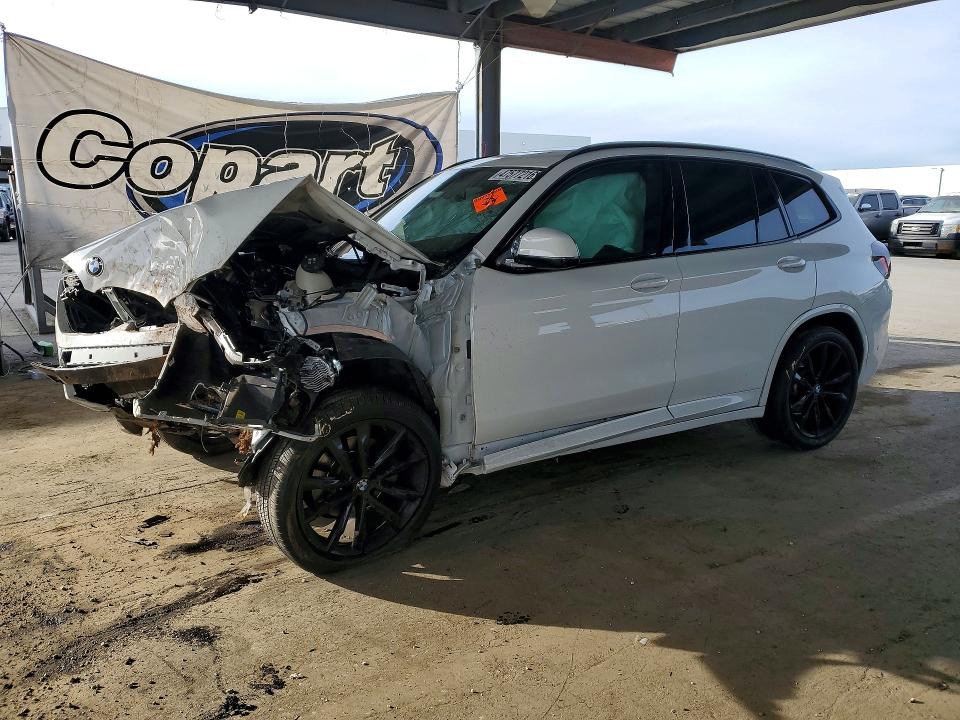 2024 BMW X3 VIN 5UX53DP0XR9V66894 COPART salvage auction — FRONT END, Ca - Salvage Certificate, sold $2,950 on 2026-07-02 (photo 1)