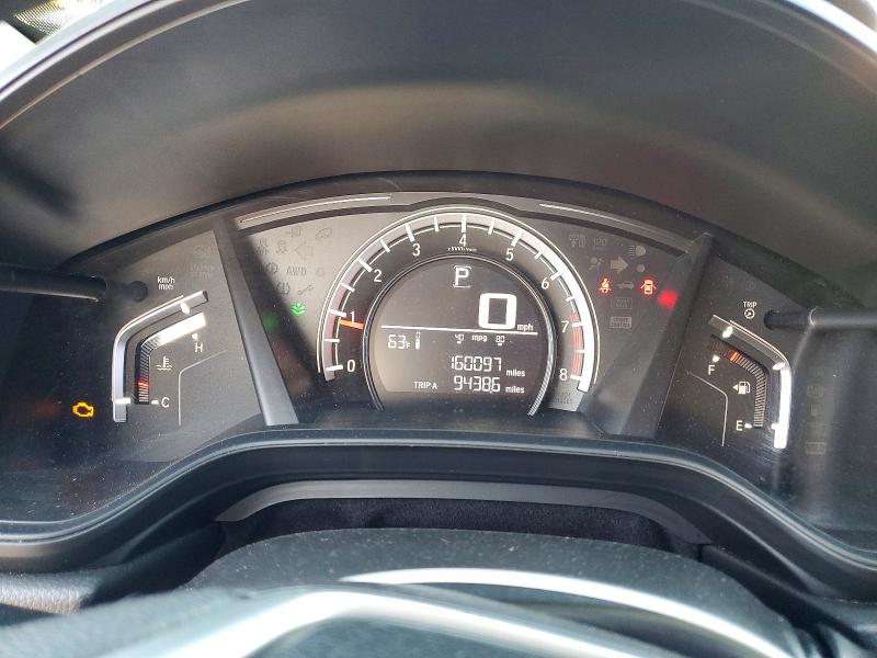 2018 Honda Crv VIN 2HKRW6H38JH226721 COPART salvage auction — FRONT END, Sc - Cert Of Title-Salvage, sold $4,150 on 2026-07-03 (photo 9)