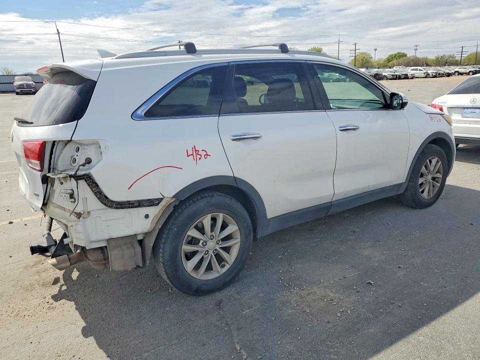 2016 Kia Sorento VIN 5XYPGDA35GG040878 COPART salvage auction — REAR END, ID - SALVAGE CERTIFICATE OF TITLE, sold $2,000 on 2026-07-02 (photo 3)