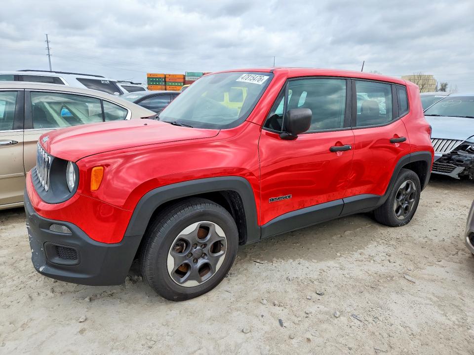 2015 Jeep Renegade VIN ZACCJAAHXFPC08233 COPART salvage auction — MECHANICAL, Oh - Certificate Of Title, sold $1,400 on 2026-07-07 (photo 1)