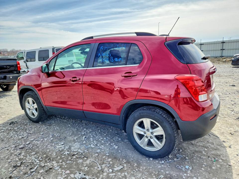 2015 Chevrolet Trax VIN KL7CJRSB1FB061638 COPART salvage auction — SIDE, IL - SALVAGE CERTIFICATE, sold $1,300 on 2026-07-06 (photo 2)