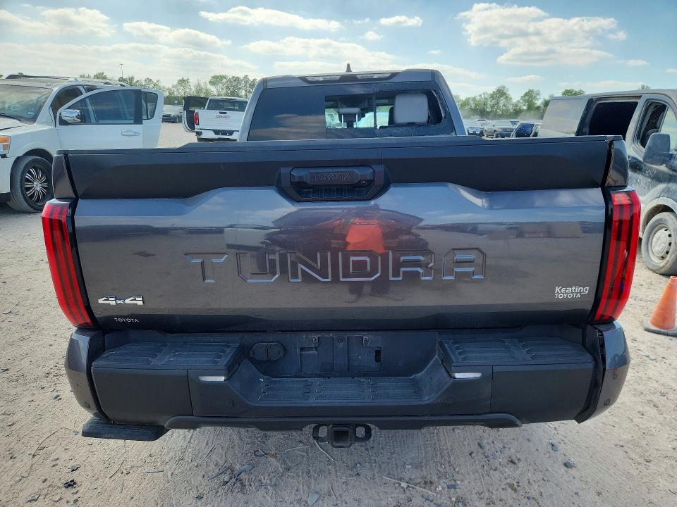 2024 Toyota Tundra VIN 5TFLA5DA9RX177953 COPART salvage auction — FRONT END, TX - SALVAGE VEHICLE TITLE, sold $16,000 on 2026-07-31 (photo 6)