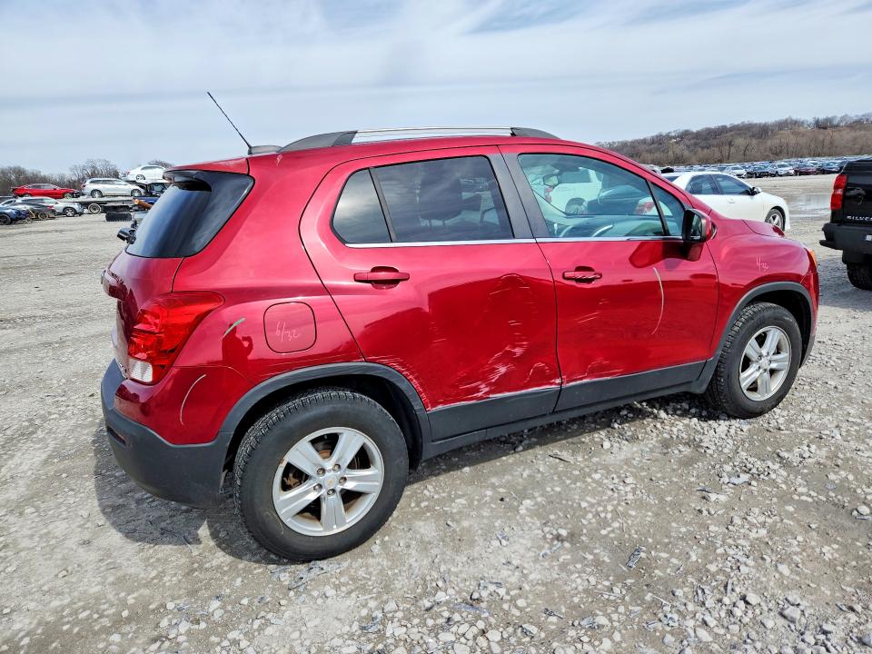 2015 Chevrolet Trax VIN KL7CJRSB1FB061638 COPART salvage auction — SIDE, IL - SALVAGE CERTIFICATE, sold $1,300 on 2026-07-06 (photo 3)