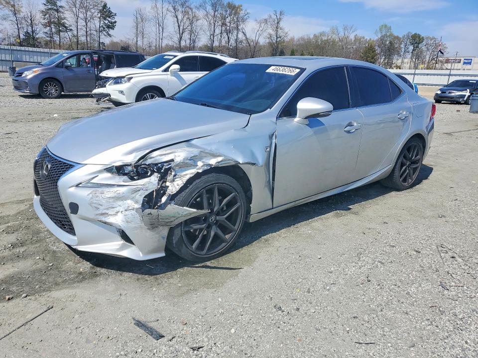 2014 Lexus Is VIN JTHBF1D22E5025158 COPART salvage auction — FRONT END, Sc - Cert Of Title-Salvage, sold $3,750 on 2026-07-06 (photo 1)