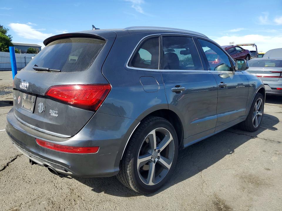 2017 Audi Q5 VIN WA1D7AFP2HA004624 COPART salvage auction — REAR END, Ca - Salvage Certificate, sold $2,850 on 2026-07-06 (photo 3)