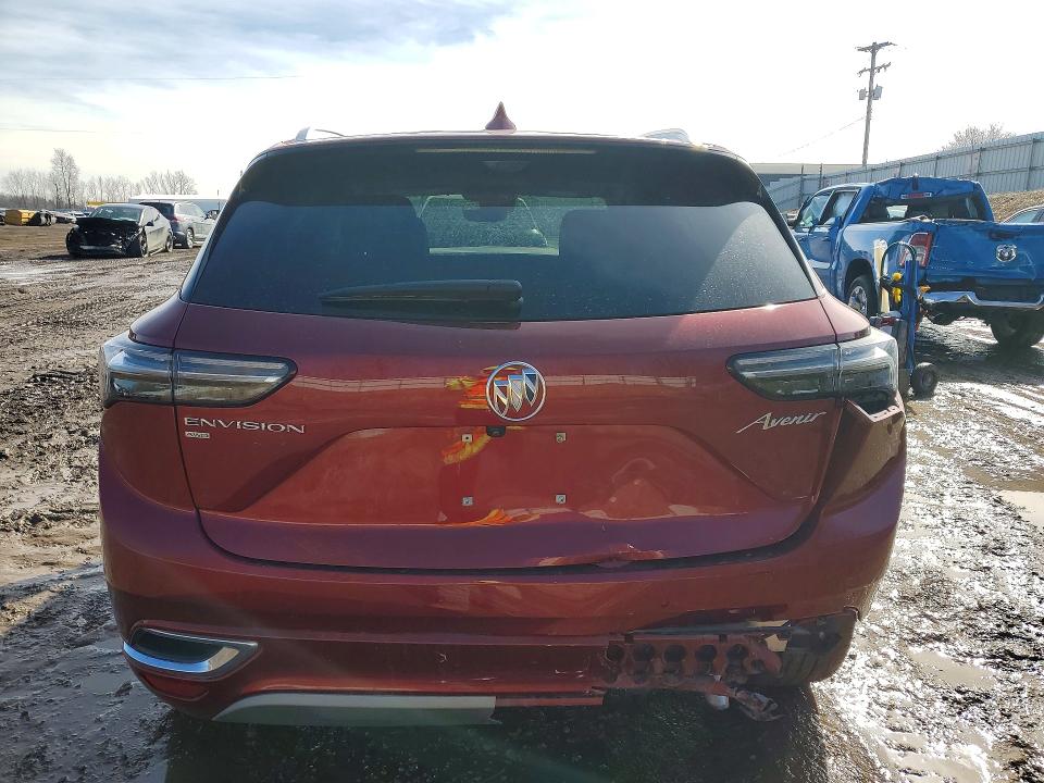 2023 Buick Envision VIN LRBFZSR41PD153408 COPART salvage auction — FRONT END, Mi - Cert Of Title-Salvage Vehicle, sold $11,800 on 2026-07-01 (photo 6)