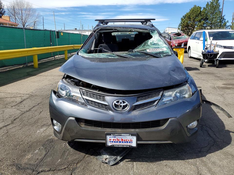 2015 Toyota Rav4 VIN JTMRFREV5FD165333 COPART salvage auction — FRONT END, Co - Salvage Title, sold $1,850 on 2026-07-09 (photo 5)