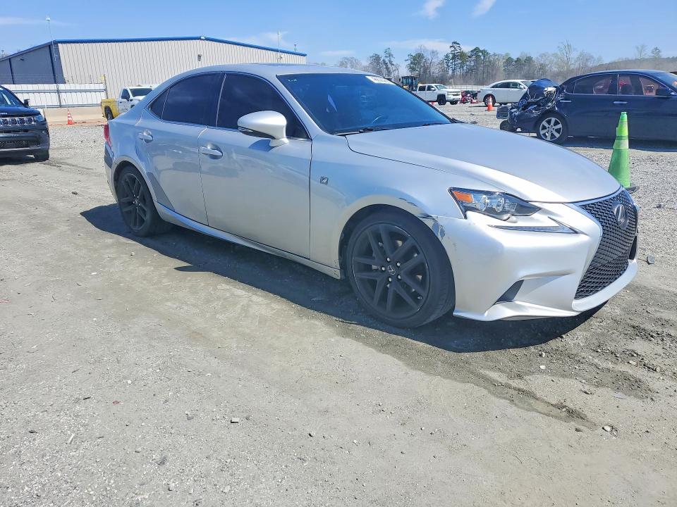 2014 Lexus Is VIN JTHBF1D22E5025158 COPART salvage auction — FRONT END, Sc - Cert Of Title-Salvage, sold $3,750 on 2026-07-06 (photo 4)