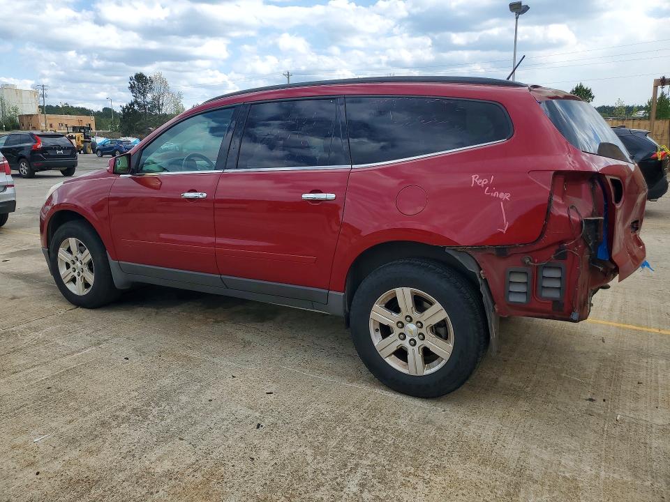 2012 Chevrolet Traverse VIN 1GNKRGED4CJ298853 COPART salvage auction — REAR END, Sc - Cert Of Title-Salvage, sold $500 on 2026-07-06 (photo 2)