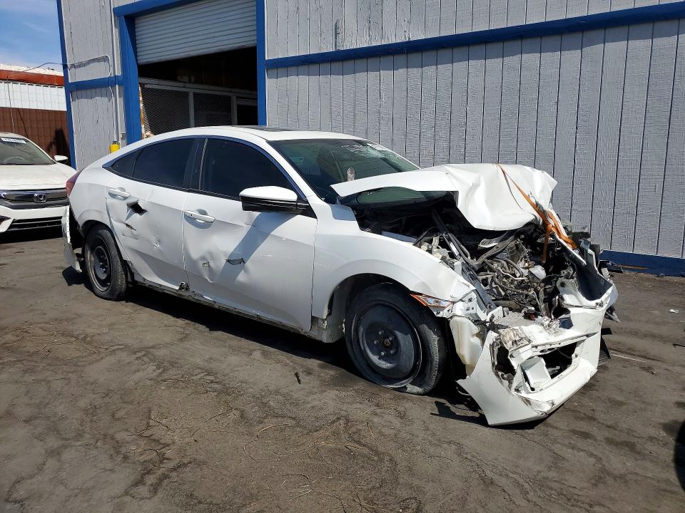 2018 Honda Civic VIN 19XFC2F74JE208120 COPART salvage auction — FRONT END, Nv - Salvage Title, sold $475 on 2026-07-02 (photo 4)