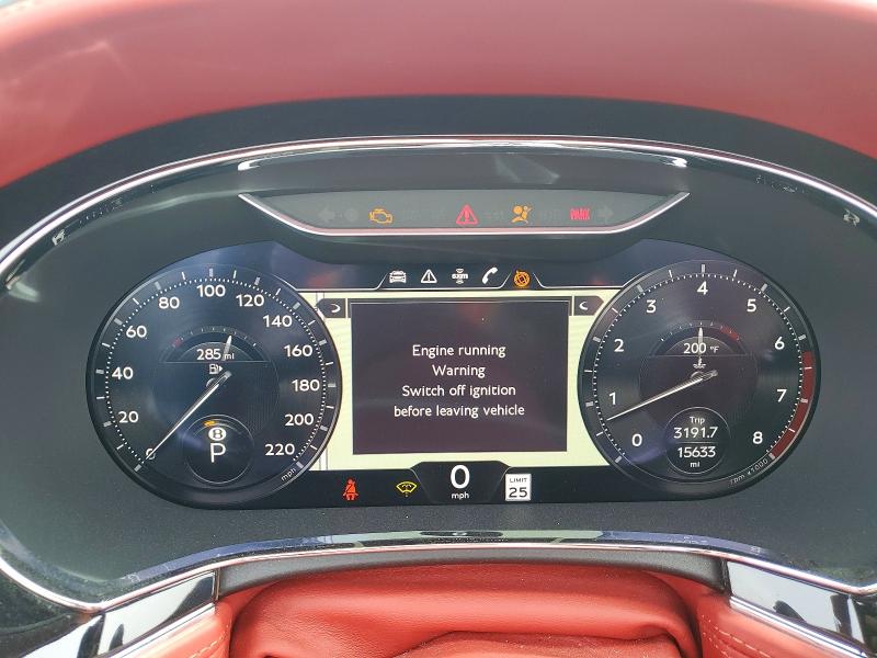 2022 Bentley Continenta VIN SCBDT4ZG0NC096513 COPART salvage auction — FRONT END, Mi - Cert Of Title-Salvage Vehicle, sold $55,500 on 2026-07-22 (photo 9)