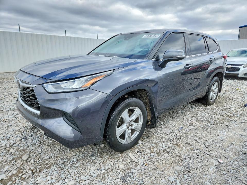 2020 Toyota Highlander VIN 5TDCZRBH4LS013233 COPART salvage auction — FRONT END, In - Certificate Of Title, sold $9,500 on 2026-07-09 (photo 1)