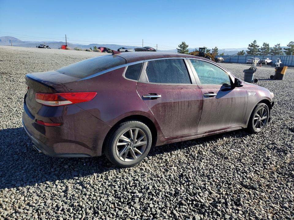 2019 Kia Optima VIN 5XXGT4L32KG325561 COPART salvage auction — FRONT END, Nv - Salvage Title, sold $2,750 on 2026-07-02 (photo 3)