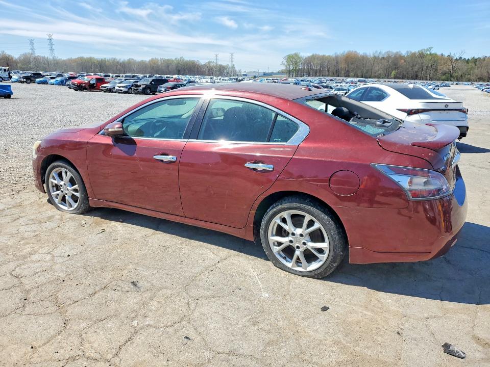 2012 Niss Maxima VIN 1N4AA5AP2CC814847 COPART salvage auction — REAR END, Tn - Salvage Certificate, sold $35 on 2026-07-07 (photo 2)