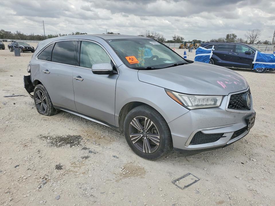 2018 Acura Mdx VIN 5J8YD3H33JL007646 COPART salvage auction — SIDE, Tx - Certificate Of Title, sold $3,800 on 2026-07-09 (photo 4)