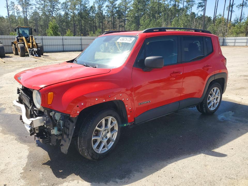 2019 Jeep Renegade VIN ZACNJAAB4KPK13925 COPART salvage auction — FRONT END, Sc - Cert Of Title-Salvage, sold $2,000 on 2026-07-06 (photo 1)