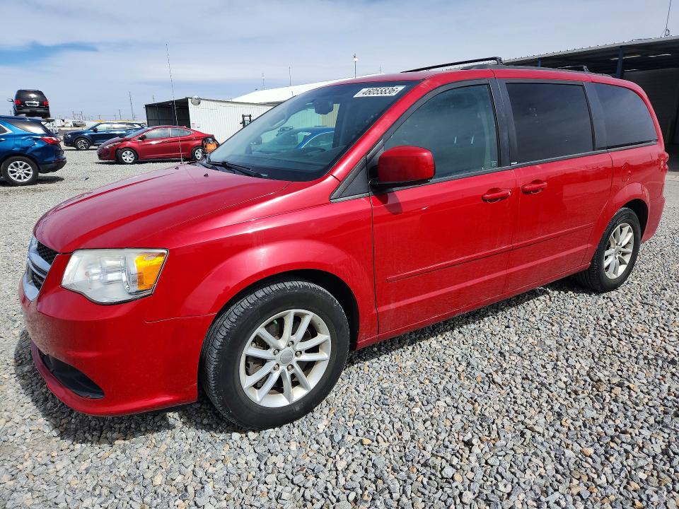 2014 Dodge Caravan VIN 2C4RDGCG0ER239803 COPART salvage auction — MINOR DENT/SCRATCHES, Co - Dis/Dlr/Exp Only Clean Title, sold $450 on 2026-09-01 (photo 1)