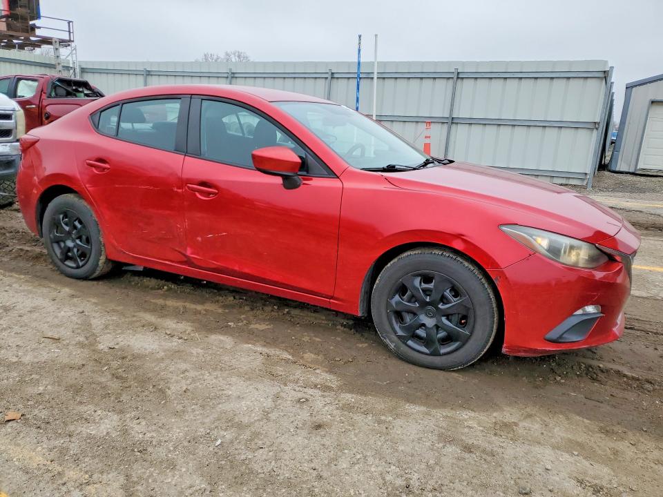 2014 Mazda 3 VIN JM1BM1U70E1203370 COPART salvage auction — SIDE, Ks - Cert Of Title-Salvage, sold $175 on 2026-07-22 (photo 4)