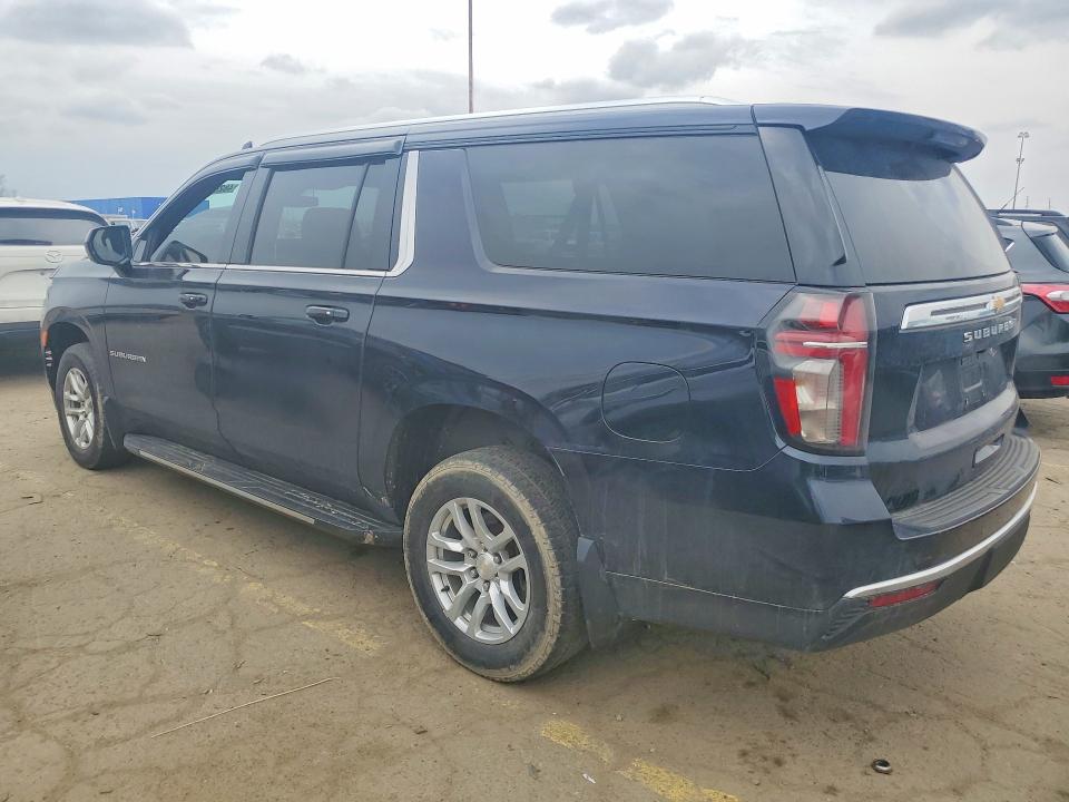 2021 Chevrolet Suburban VIN 1GNSKBKD7MR310153 COPART salvage auction — WATER/FLOOD, MI - SCRAP CERT OF TITLE-FLOOD VEH, sold $9,600 on 2026-07-28 (photo 2)