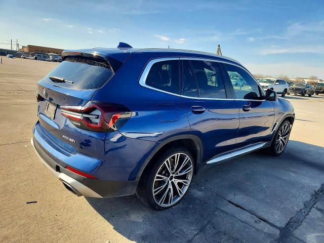 2022 BMW X3 VIN WBX57DP05NN145062 COPART salvage auction — FRONT END, Tx - Certificate Of Title, sold $13,000 on 2026-07-02 (photo 3)