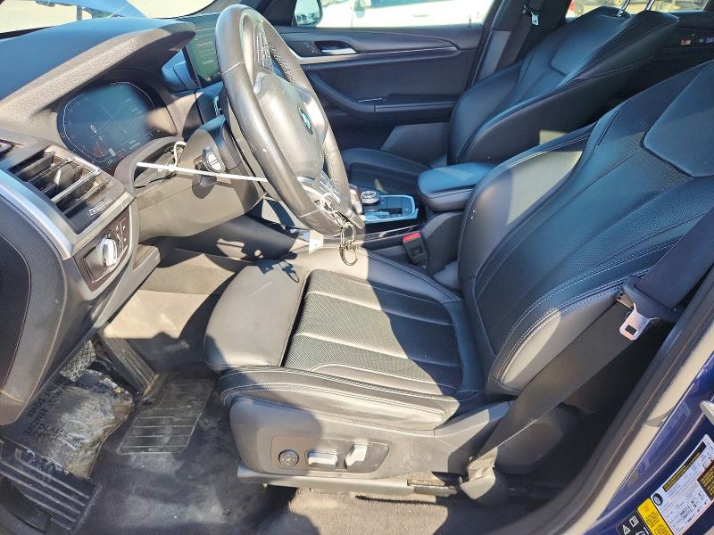 2022 BMW X3 VIN WBX57DP05NN145062 COPART salvage auction — FRONT END, Tx - Certificate Of Title, sold $13,000 on 2026-07-02 (photo 7)