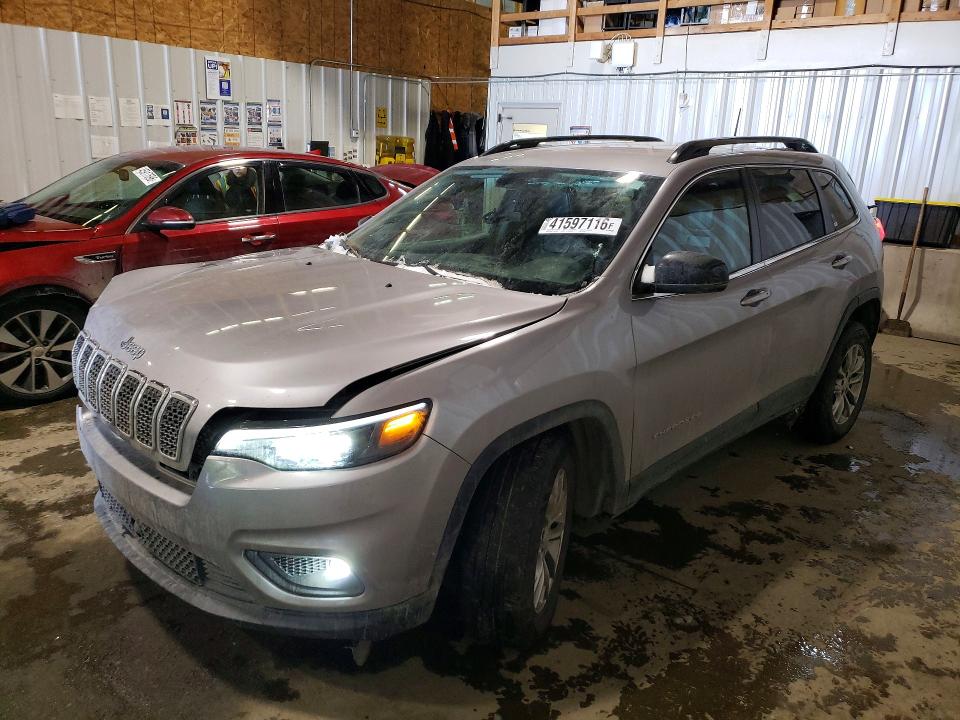 2022 Jeep Cherokee VIN 1C4PJMMX8ND501681 COPART salvage auction — FRONT END, Ak - Bill Of Sale- Salvage, sold $4,050 on 2026-07-07 (photo 1)
