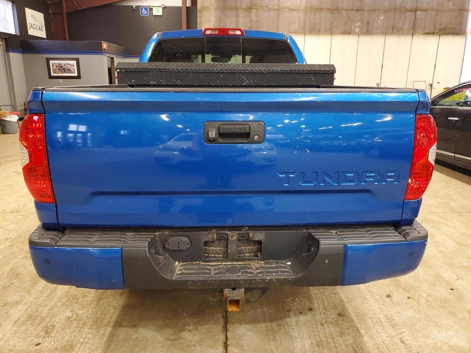 2018 Toyota Tundra VIN 5TFUY5F12JX760088 COPART salvage auction — FRONT END, Mi - Certificate Of Title (P), sold $11,000 on 2026-07-30 (photo 6)