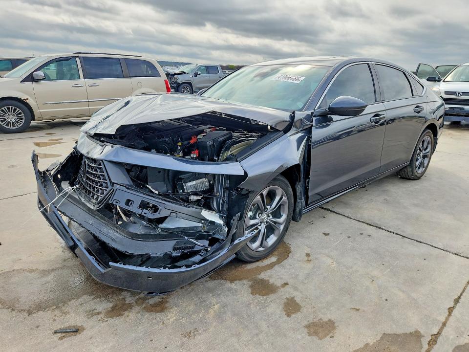 2024 Honda Accord VIN 1HGCY2F61RA074100 COPART salvage auction — Front End, TX - CERTIFICATE OF TITLE, sold $4,400 on 2026-07-09 (photo 1)