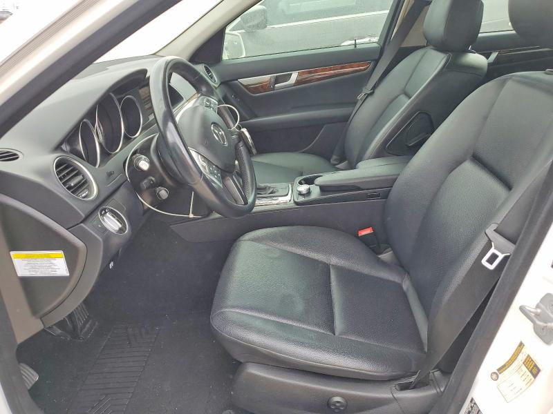 2013 Mercedes-benz C class VIN WDDGF4HB8DR301259 COPART salvage auction — FRONT END, Tx - Salvage Vehicle Title, sold $950 on 2026-07-17 (photo 7)