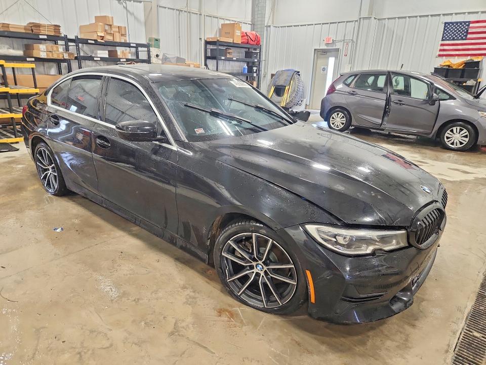 2019 BMW 3 series VIN WBA5R1C53KAK12801 COPART salvage auction — FRONT END, In - Certificate Of Title, sold $4,800 on 2026-07-16 (photo 4)