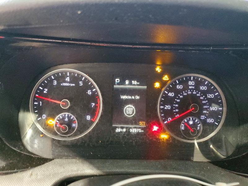 2022 Kia K5 VIN 5XXG14J26NG112293 COPART salvage auction — FRONT END, Il - Certificate Of Title, sold $1,950 on 2026-07-07 (photo 9)