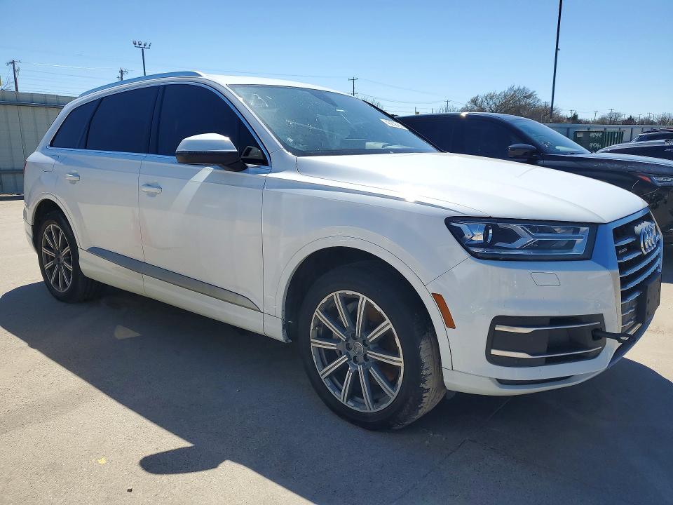 2018 Audi Q7 VIN WA1LHAF75JD002749 COPART salvage auction — FRONT END, Tx - Certificate Of Title, sold $5,100 on 2026-07-06 (photo 4)