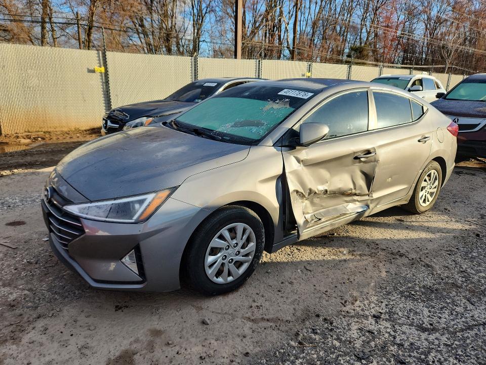 2020 Hyundai Elantra VIN KMHD74LF0LU024599 COPART salvage auction — SIDE, Pa - Certificate Of Salvage, sold $2,300 on 2026-07-06 (photo 1)