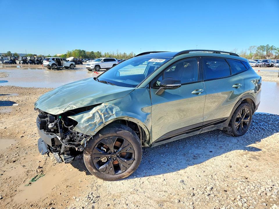 2025 Kia Sportage VIN 5XYK6CDFXSG319250 COPART salvage auction — FRONT END, Al - Cert Of Title-Salvage Title, sold $9,300 on 2026-07-10 (photo 1)