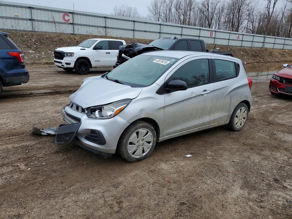 2016 Chevrolet Spark VIN KL8CA6SA0GC604197 COPART salvage auction — FRONT END, Mi - Certificate Of Title, sold $500 on 2026-07-08 (photo 1)