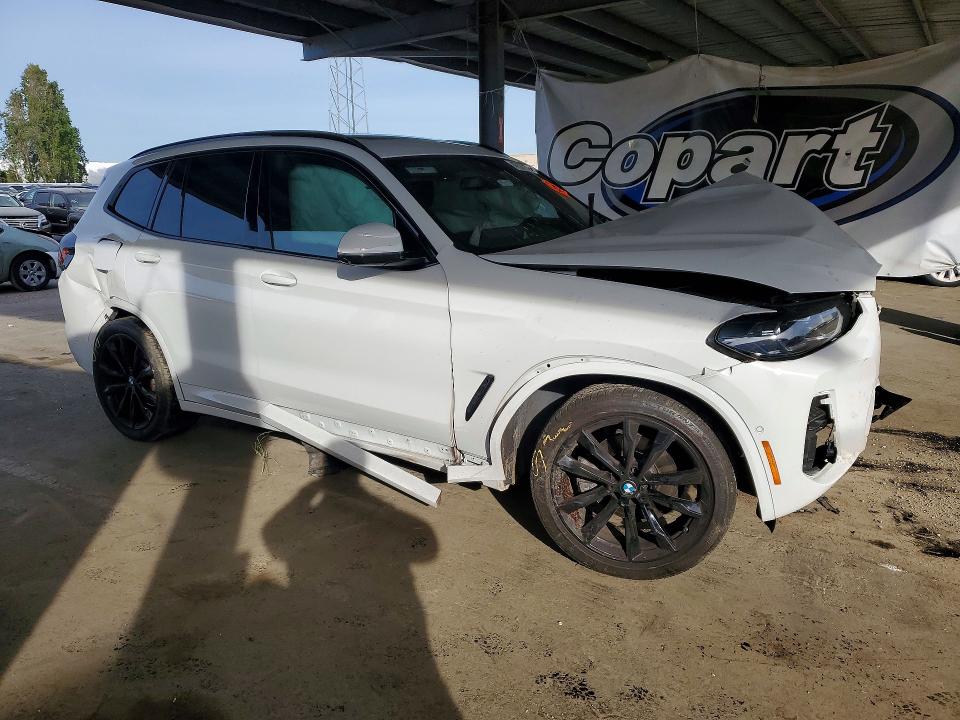 2024 BMW X3 VIN 5UX53DP0XR9V66894 COPART salvage auction — FRONT END, Ca - Salvage Certificate, sold $2,950 on 2026-07-02 (photo 4)