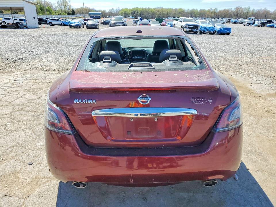 2012 Niss Maxima VIN 1N4AA5AP2CC814847 COPART salvage auction — REAR END, Tn - Salvage Certificate, sold $35 on 2026-07-07 (photo 6)