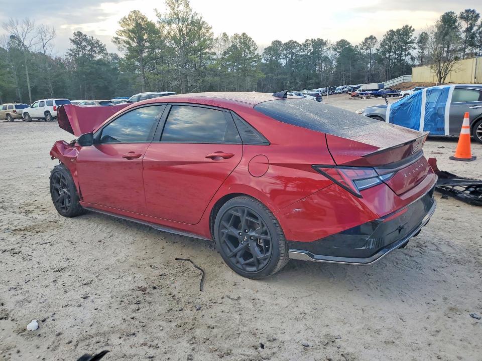 2025 Hyundai Elantra VIN KMHLR4DF7SU015451 COPART salvage auction — FRONT END, NC - SALVAGE CERTIFICATE OF TITLE, sold $2,700 on 2026-07-10 (photo 2)
