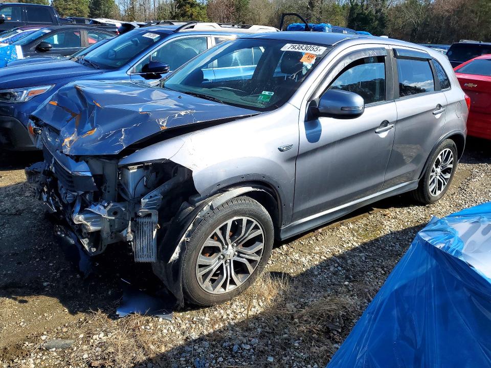 2019 Mitsubishi Outlander VIN JA4AR3AU5KU018853 COPART salvage auction — FRONT END, Va - Certificate Of Title, sold $2,900 on 2026-07-28 (photo 1)
