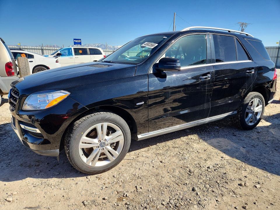 2012 Mercedes-benz M-class VIN 4JGDA5HB5CA020885 COPART salvage auction — MINOR DENT/SCRATCHES, Ut - Dealer Only Clean Title (P), sold $4,150 on 2026-07-07 (photo 1)