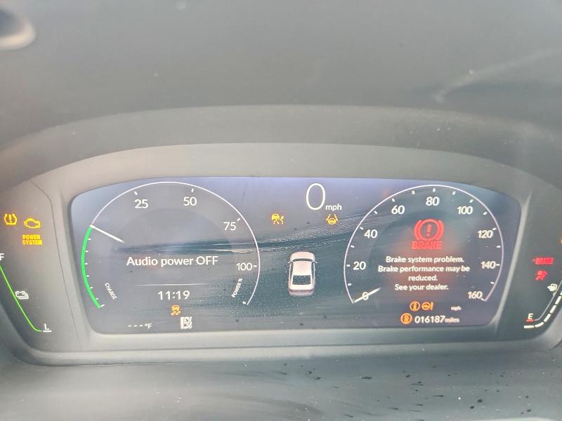 2024 Honda Accord VIN 1HGCY2F61RA074100 COPART salvage auction — Front End, TX - CERTIFICATE OF TITLE, sold $4,400 on 2026-07-09 (photo 9)